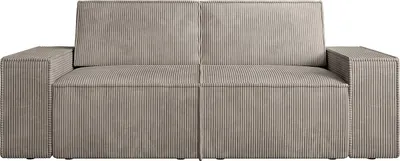 Produktbild von 3-Sitzer Sofa - Cord - Taupe - AMELIA