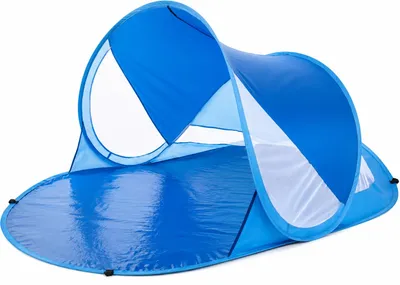 Zdjęcie produktu dla Namiot Plażowy Samorozkładający UV Niebieski 190x120x90cm 14512, Obraz wygenerowany przez AI