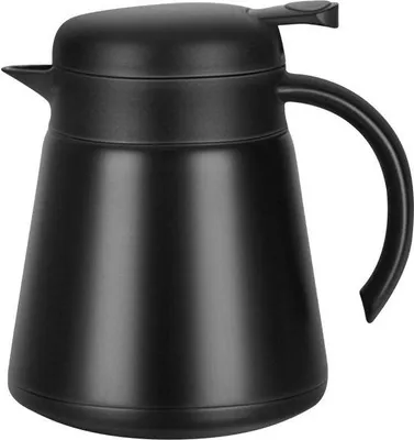 Produktbild von Famanu Thermoskanne 0,8 l - Edelstahl, schwarz