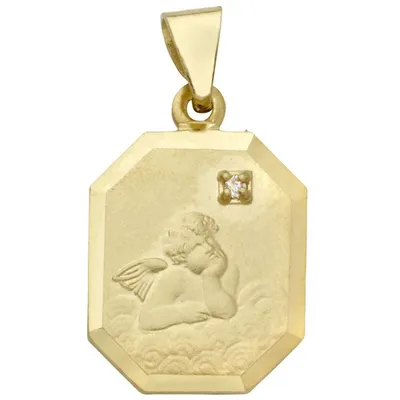 Produktbild von Miamar EN24 Kinder Anhänger Schutzengel 14 Karat (585) Gold