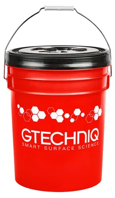Produktbild von Gtechniq 3-teiliges Detailing-Eimer-Set mit Kornschutz und Gamma-Dichtungsdeckel