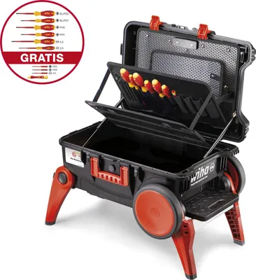 Obrázok produktu pre Wiha 44129, Červená, Polypropylén (PP), 685 mm, 501 mm, 345 mm