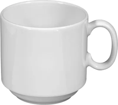 Produktbild von Seltmann Weiden Meran Becher mit Henkel – 250ml Porzellan Weiß