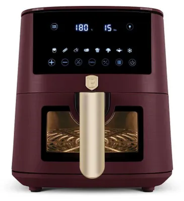 Produktbild von Berlinger Haus Heiluftfritteuse 5L mit Sichtfenster, Digitaler Temperaturregler 40-200?, Schnellfunktion und Warmhaltefunktion, berhitzungsschutz, LED-Touchscreen