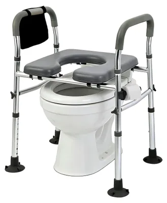 Produktbild von Höhenverstellbarer Toilettensitz mit Griffen und Zubehör