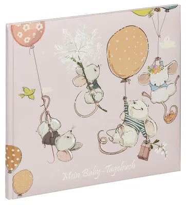 Produktbild von Pagna Babytagebuch 24x23cm Mäuseparty 44S