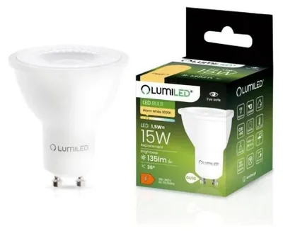 Produktbild von LUMILED GU10 LED Reflektor 1,5W 3000K warmweiß 10 Stück