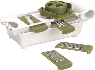 Immagine prodotto di Tagliapane per verdure con supporto - 6 funzioni