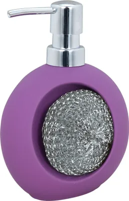 Produktbild von Seifenspender Spülmittelspender Seifen Spender Lotion Dosierer Bad Accessoires, Farbe:Lila
