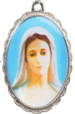 Zdjęcie produktu dla Clayre & Eef Medalion MADONNA wisiorek biżuteryjny 2x4 cm metalowy