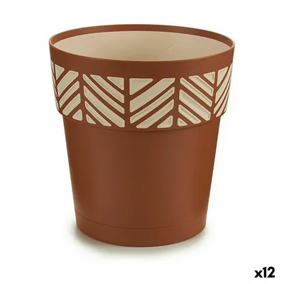 Obrázek produktu pro Samozavlažovací květináč Stefanplast Orfeo terakota plast 19 x 19 x 19 cm (12 kusů)