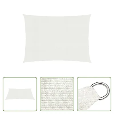 Produktbild von The Living Store Sonnensegel 160 g/m² Weiß 4x5 m HDPE