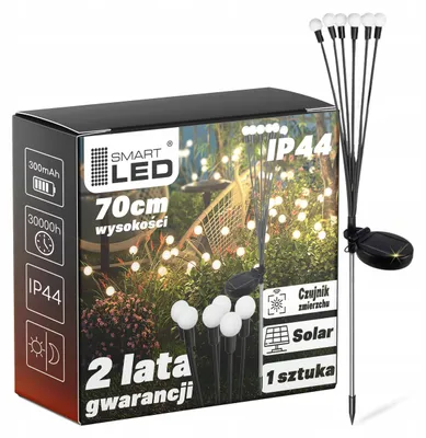 Produktbild von Smartled 7220 Solarlampe LED Garten Erdspieß Kugel Dämmerungssensor