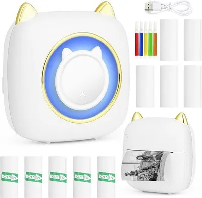 Produktbild von Klein Fotodrucker - Starter-Set - Handheld-Drucker - Mobil-Drucker - Mini-Drucker