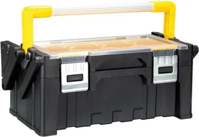Image de Coffre à outils en plastique avec bacs amovibles - 21 L