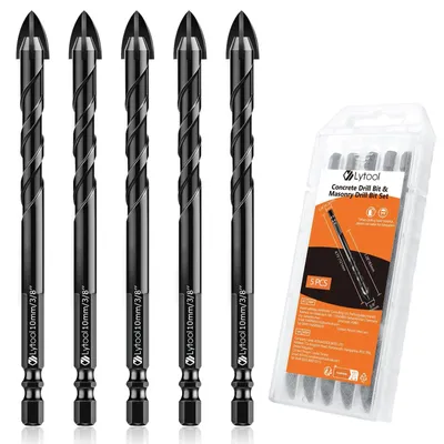 Obrázek produktu pro Solidchoice – Sada vrtáků, 5 kusů, pro vrtání otvorů o průměru 10 mm