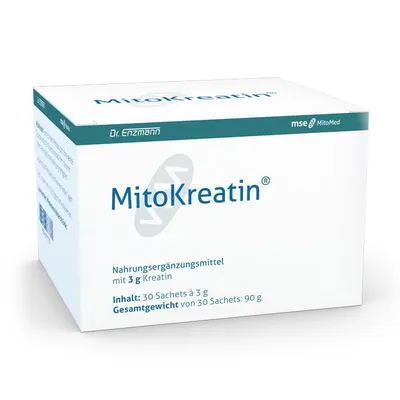 Produktbild von Dr. Enzmann MitoKreatin® Monohydrat 30 Sachets - MSE - Kreatin Ausdauer