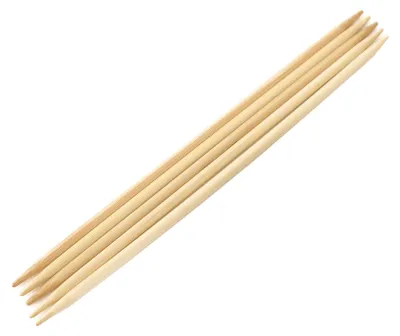 Bambus Nadelspiel Strumpfstricknadeln 20 cm mal 4.5 mm