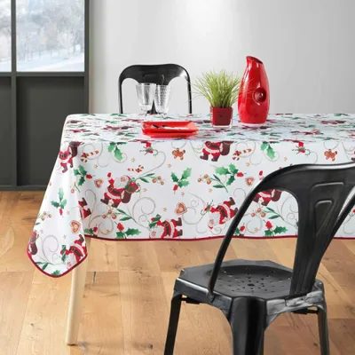 Immagine prodotto di Tovaglie - PROMO LINGE - Babbo Natale Bianco - Poliestere - 150x240cm - Bianco