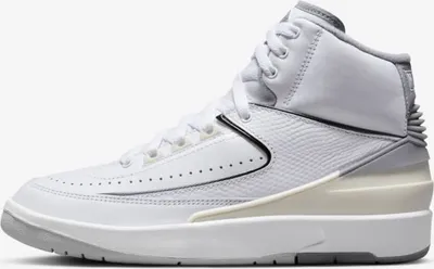 Zdjęcie produktu dla Air Jordan 2 Retro, Biały/Sail/Czarny/Cement Szary, DR8884-100, Rozmiar 47