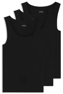 Produktbild von Boss Tanktop Rib Classic (3-pack) Herren