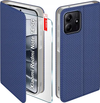Obrázek produktu pro Pouzdro s klopou pro Xiaomi Redmi Note 14 5G Uzavíratelné Pouzdro + sklo