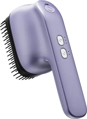 Produktbild von Elektrische Kopfhautbürste, Vibrations-Massagegerät mit Sprühöl, 2400 Vibrationen/Min, Haarpflege & Entspannung, kabellos & tragbar