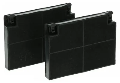 Aktivkohlefilter für Dunstabzugshaube, 2 Stück, 25,2 x 24,5 x 4,9 cm