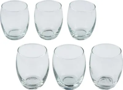 Produktbild von alpina Trinkgläser - Wassergläser Set 6 Stück - 350 ml - Spülmaschinenfest
