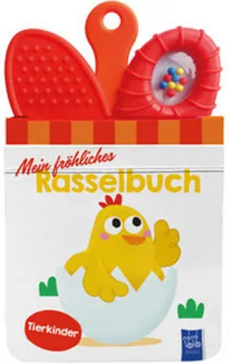Obrázek produktu pro Mein fröhliches Rasselbuch - Tierkinder