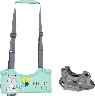 Obrázok produktu pre Chipolino detsk chodiaci postroj 1st Steps pomcka na chdzu doma alebo na cestch svetlozelen