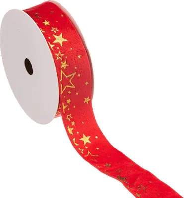 Produktbild von Samtband 25mm l.3 m sortiert - Feeric Lights & Christmas