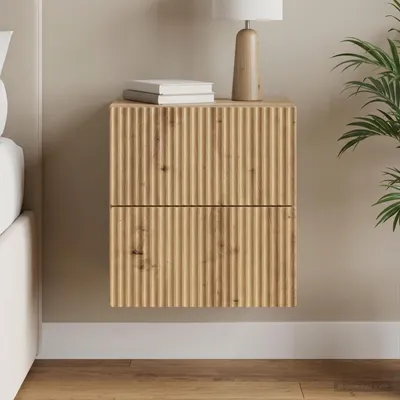 Immagine prodotto di Maison Exclusive - Comodino da parete in rovere Artisan 33 x 34,5 x 40 cm