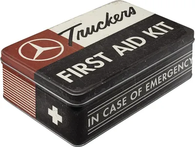 Produktbild von Nostalgic-Art - Vorratsdose Flach - Daimler Truck - First Aid Kit