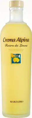 Produktbild von Marzadro Crema di Limoni con Panna / Zitronencremelikör mit Sahne 700 ml.