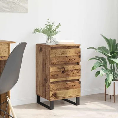 Produktbild von vidaXL Sideboard mit Schubladen Altholz Holzwerkstoff