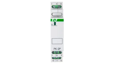 Zdjęcie produktu dla F&F PK-2P-12V Przekaźnik elektromagnetyczny 12V AC/DC 2x8A 2x NO/NC Styki 2P