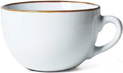 Immagine prodotto di Tazza grande in Vetroceramica per tè e caffè Bianco 700ml Manico Tazze per zuppa XXL - Kaufland