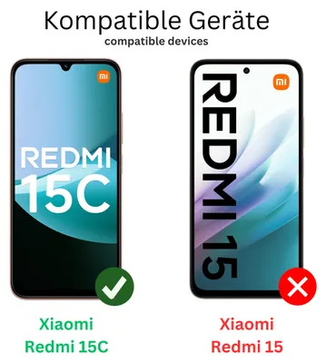 Image de 2x Protection ecrán pour Xiaomi Redmi 15C Verre souple Film Protecteur 9H dipos