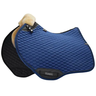 Immagine prodotto di Stübben Gualdrappa da salto Streamline in pelle di agnello, blu, taglia M
