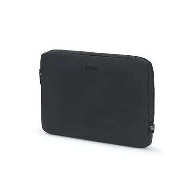 Produktbild von Dicota ECO Tasche (Sleeve) für 35,6 cm (14 Zoll) bis 35,8 cm (14,1 Zoll) Notebook - Schwarz - Polyethylenterephthalat (PET), 300D x 300D Polyethylenterephthalat (PET) Körper - Kratzfest, Robuster Rahmen, Kratzfest - 265 mm Höhe x 370 mm Breite x 25 mm Tiefe