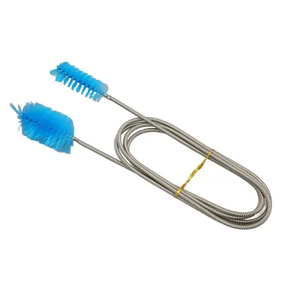 Image de Brosse pour tuyau de filtre d'aquarium,Brosse de nettoyage de tuyau flexible,Brosse de nettoyage de tuyau à double extrémité,Brosse de drainage flexible,Outil de nettoyage pour bassin de poissons
