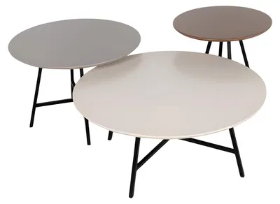 Immagine prodotto di Elegante tavolino in legno beige dal design moderno