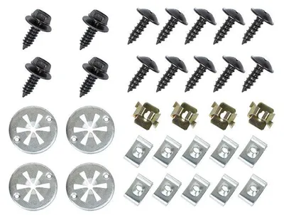 Immagine prodotto di Audi A3 8L 00-03 Set di clip di fissaggio per copertura motore, 32 pezzi.