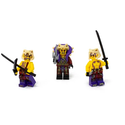 Zdjęcie produktu dla 3 figurki LEGO Ninjago (Mistrz Chen, Krait i Chope)
