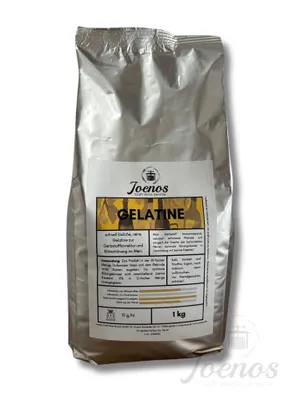 Produktbild von Gelatine 1 kg zur Klärung/Schönung und Gerbstoffkorrektur von Traubenwein Fruchtwein und Met