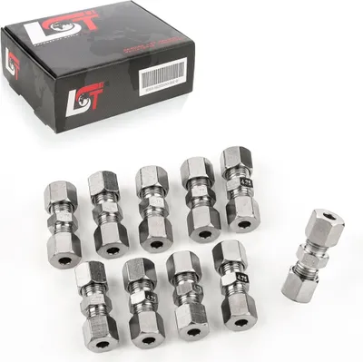 Produktbild von 10x Bremsleitungsverbinder 4,75mm ohne bördeln für KIA HYUNDAI DAEWOO DAIHATSU