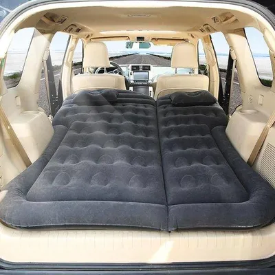 Produktbild von Famanu Luftbett für Auto mit Pumpe und Kissen - Ideal für Reisen und Camping