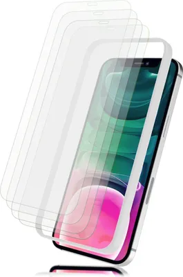 Obrázek produktu pro NALIA 4x ochranné sklo a sada šablon pro iPhone 13 / 13 Pro, ochranné sklo displeje