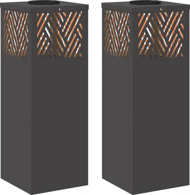 Immagine prodotto di Faro LED solare per sentieri 2 pcs Nero